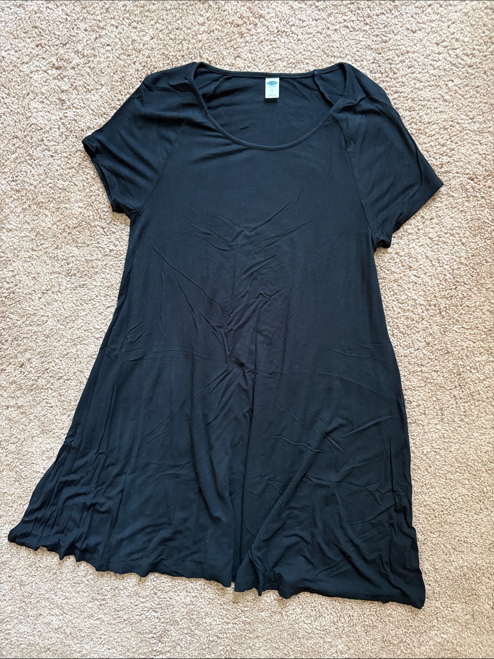 Old Navy Black T-shirt Dress